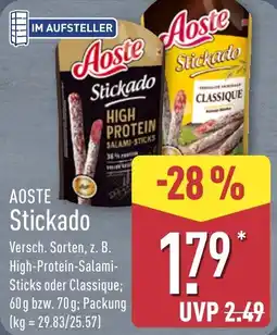 Aldi Nord AOSTE Stickado Angebot
