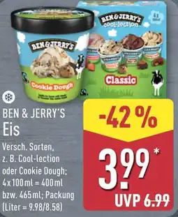 Aldi Nord BEN & JERRY'S Eis Angebot