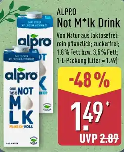 Aldi Nord ALPRO Not Mlk Drink Angebot