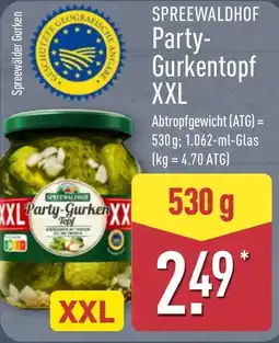 Aldi Nord SPREEWALDHOF Party- Gurkentopf XXL Angebot