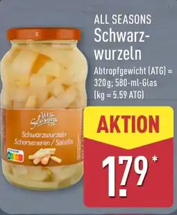 Aldi Nord ALL SEASONS Schwarzwurzeln Angebot