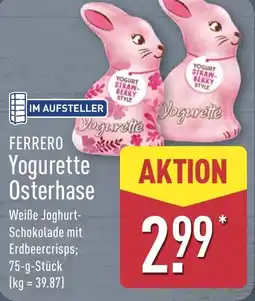 Aldi Nord FERRERO Yogurette Osterhase Angebot