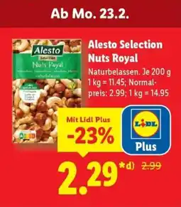 Lidl Alesto Selection Nuts Royal Angebot
