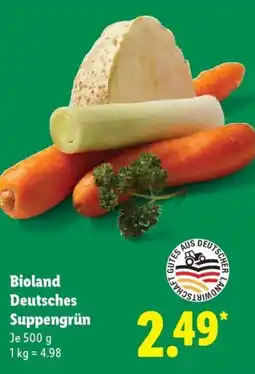 Lidl Bioland Deutsches Suppengrün Angebot