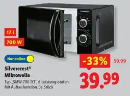 Lidl Silvercrest Mikrowelle Angebot