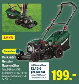 Lidl Parkside Benzin- Rasenmäher Angebot
