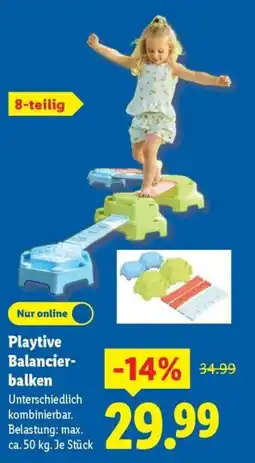 Lidl Playtive Balancierbalken Angebot