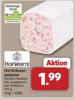 Famila Nord West HOFWERTE Hof-Kräuterpastete Angebot