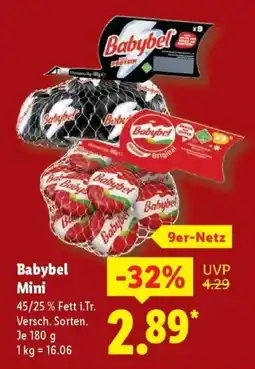 Lidl Babybel Mini 9er-Netz Angebot