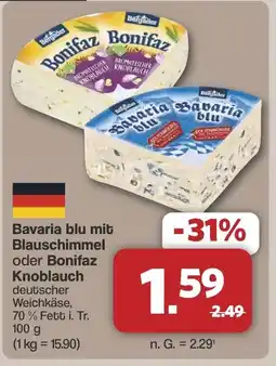 Famila Nord West Bavaria blu mit Blauschimmel oder Bonifaz Knoblauch Angebot