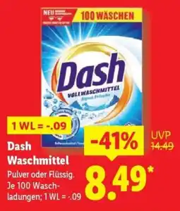 Lidl Dash Waschmittel Angebot