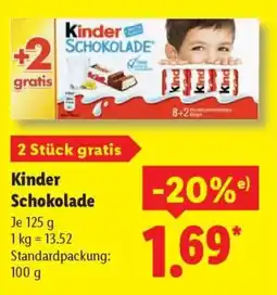 Lidl Kinder Schokolade Angebot