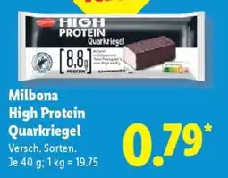 Lidl Milbona High Protein Quarkriegel Angebot