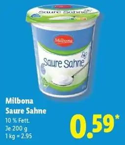 Lidl Milbona Saure Sahne Angebot