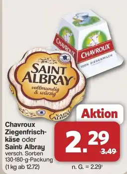 Famila Nord West Chavroux Ziegenfrisch- käse oder Saint Albray Angebot