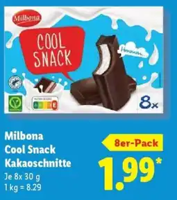 Lidl Milbona Cool Snack Kakaoschnitte 8er-Pack Angebot