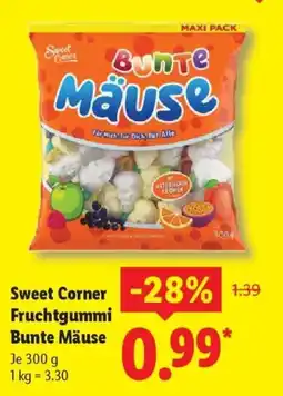 Lidl Sweet Corner Fruchtgummi Bunte Mäuse Angebot