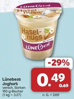Famila Nord West Lünebest Joghurt Angebot