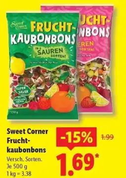 Lidl Sweet Corner Frucht- kaubonbons Angebot
