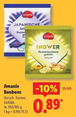 Lidl Amanie Bonbons Angebot