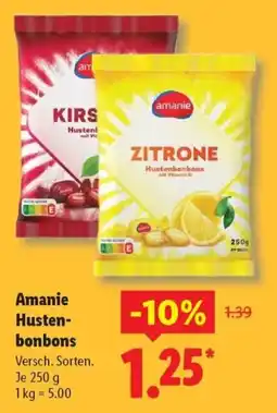 Lidl Amanie Hustenbonbons Angebot