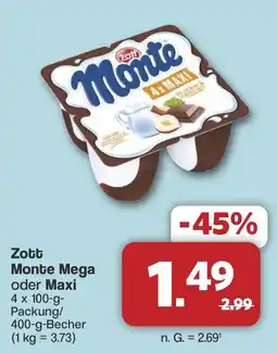 Famila Nord West Zott Monte Mega oder Maxi Angebot