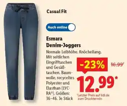 Lidl Esmara Denim-Joggers Angebot