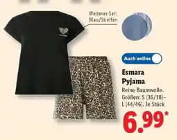 Lidl Esmara Pyjama Angebot