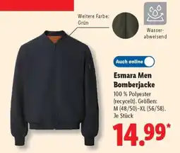 Lidl Esmara Men Bomberjacke Angebot
