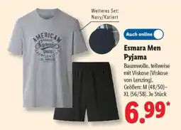 Lidl Esmara Men Pyjama Angebot