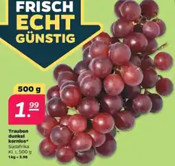 NETTO Trauben dunkel kernlos Angebot