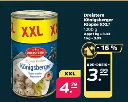 NETTO Dreistern Königsberger Klopse XXL Angebot
