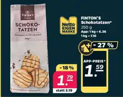 NETTO FINTON’S Schokotatzen Angebot