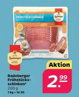 NETTO Radeberger Frühstücksschinken Angebot