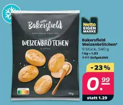 NETTO Bakersfield Weizenbrötchen Angebot