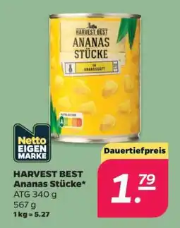 NETTO HARVEST BEST Ananas Stücke Angebot