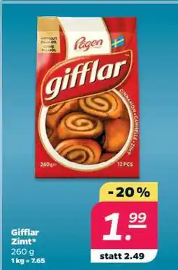 NETTO Gifflar Zimt Angebot