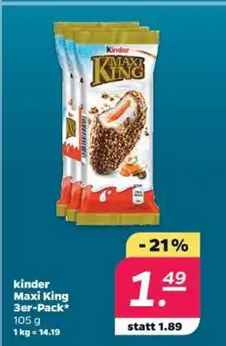 NETTO kinder Maxi King 3er-Pack Angebot