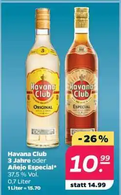 NETTO Havana Club 3 Jahre oder Añejo Especial Angebot