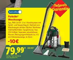 Lidl Parkside Waschsauger Angebot