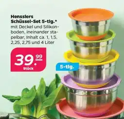 NETTO Hensslers Schüssel-Set 5-tlg Angebot