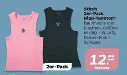NETTO Stitch 2er-Pack Ripp-Tanktop Angebot