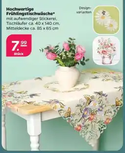 NETTO Hochwertige Frühlingstischwäsche Angebot