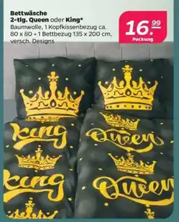 NETTO Bettwäsche 2-tlg. Queen oder King Angebot