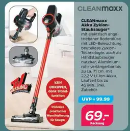 NETTO CLEANmaxx Akku-Zyklon-Staubsauger Angebot