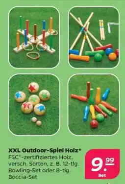 NETTO XXL Outdoor-Spiel Holz Angebot