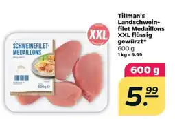 NETTO Tillman's Landschweinfilet Medaillons XXL flüssig gewürzt Angebot