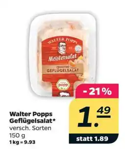 NETTO Walter Popps Geflügelsalat Angebot