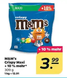NETTO M&M’s Crispy Maxi +10% mehr Angebot