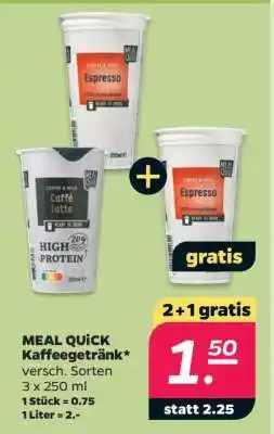NETTO MEAL QUICK Kaffeegetränk Angebot